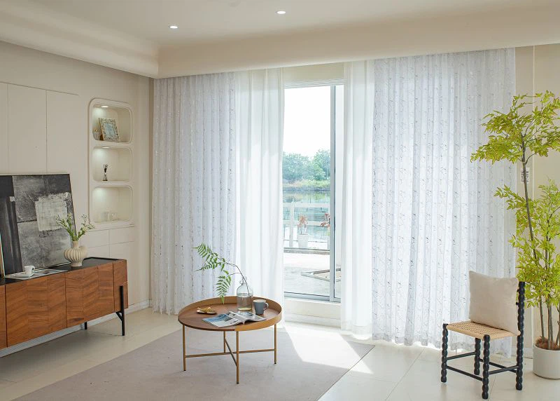 सिल्वर फ़ॉइल मार्बल पैटर्न के साथ डोली फ़ैब्रिकविंडो स्क्रीन