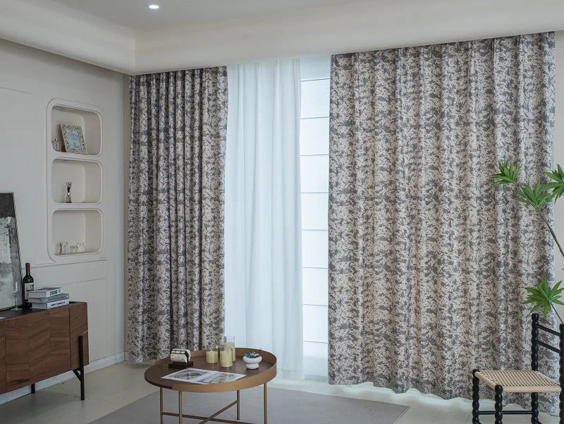 फाड़ना और सेक्विन के साथ हॉलैंड मखमली पर्दा